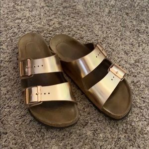 Birkenstock Rose Gold Sandals